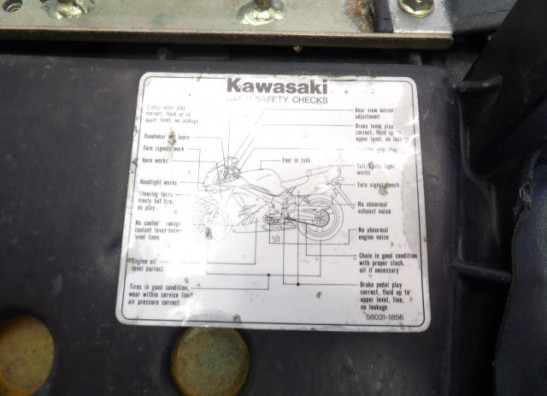 Soziussitz Kawasaki ZX 9 R