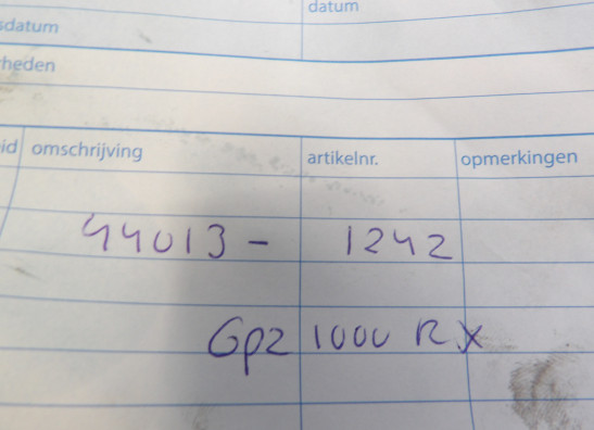 Voorpoot binnen Kawasaki GPZ 1000