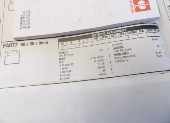 Braking pads front BMW R 100  R 80