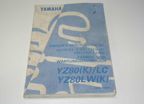 Instructieboekje Yamaha Overige Yamaha