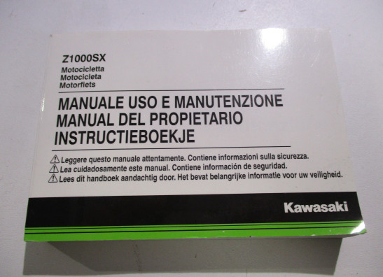 Instructieboekje Kawasaki Z 1000 Sx 2017-2020