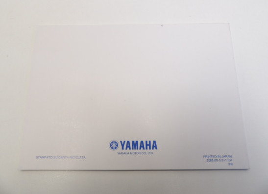 Fahrerhandbuch Yamaha YZF R6