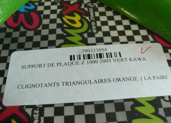 Undertail rear fender Kawasaki Z 1000