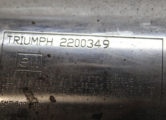 Auspuff Triumph Speed Triple 1050