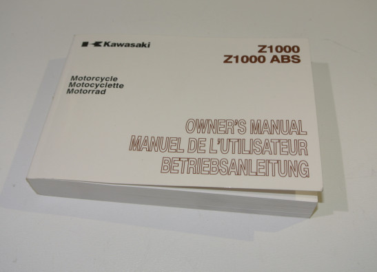 Instructieboekje Kawasaki Z 1000