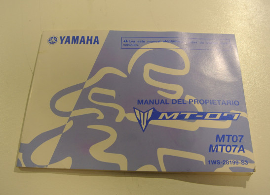 Fahrerhandbuch Yamaha MT 07