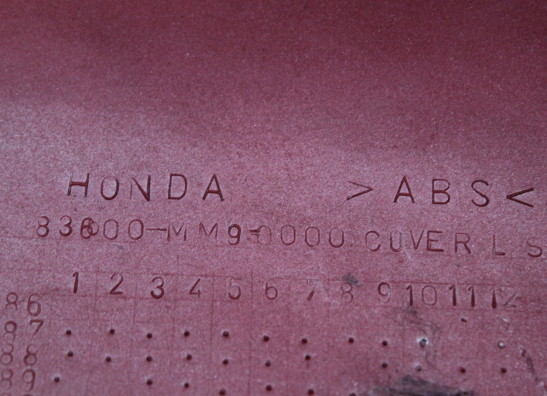 Linker achterkant Honda XL 600