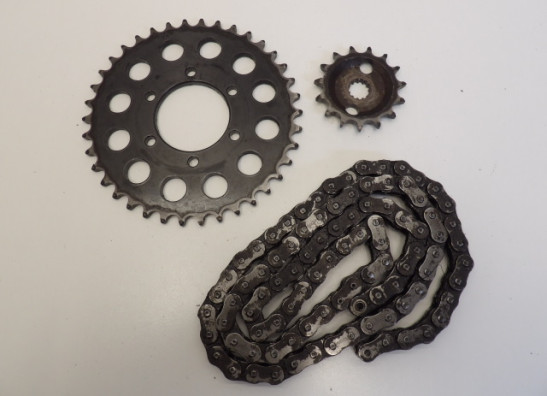 Chain and sprocket kit Kawasaki GPZ 750