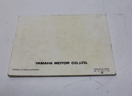 Instructieboekje Yamaha YZF 750