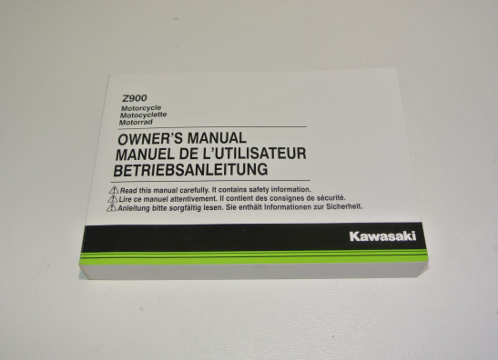 Instructieboekje Kawasaki Z 900