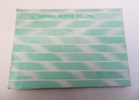 Fahrerhandbuch Honda CB 450