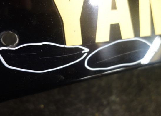 Rechter onderkuip Yamaha YZF R1