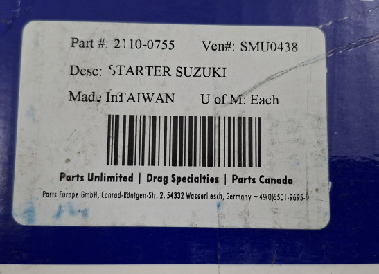 Starting motor Suzuki GSF 1250 Bandit 