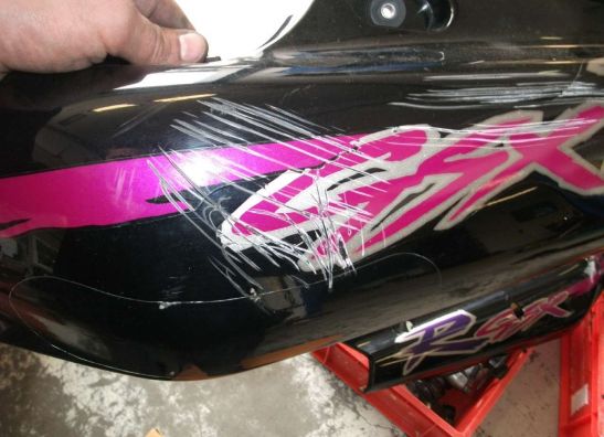 Cowl left rear Suzuki GSX R 750