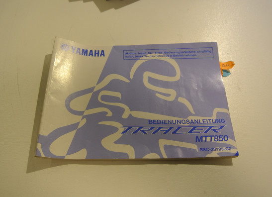 Instructieboekje Yamaha Tracer 900