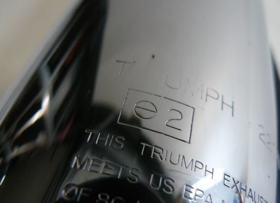 Auspuff Triumph Overige Triumph