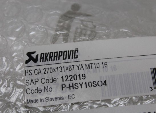 Uitlaat Yamaha MT 10