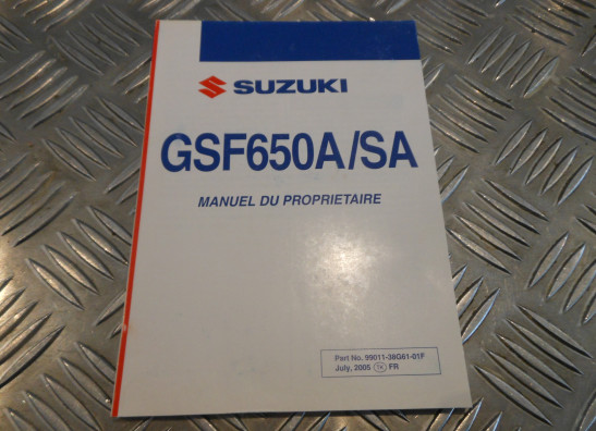 Instructieboekje Suzuki GSF 600 650 Bandit 