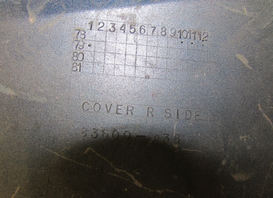 Rechter zijkuip klein Honda CB 750 