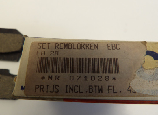 Braking pads front Hyosung Comet 650