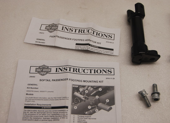 Duo fussrastenanlage Harley Davidson Softtail