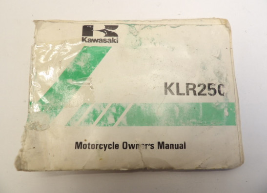 Instructieboekje Kawasaki KLR 250