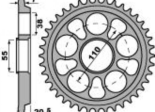 Achterremschijf Ducati 848