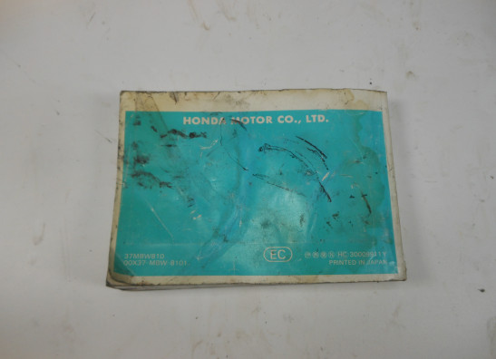 Manuel Honda CBR 600 F