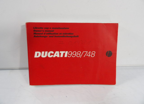 Instructieboekje Ducati 748 1996-2002