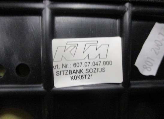 Buddy zadel KTM 1290  Super Adventure