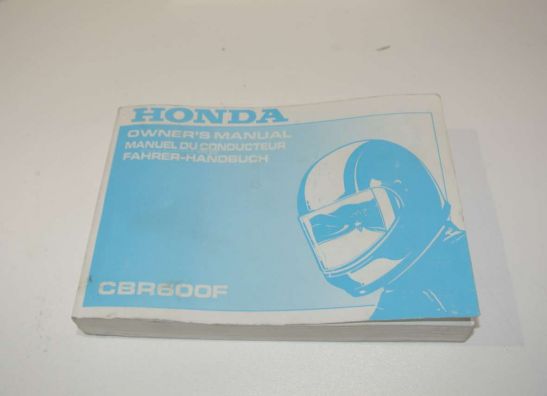 Instructieboekje Honda CBR 600 F