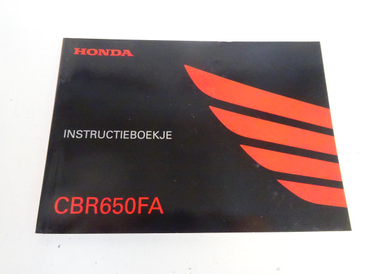 Instructieboekje Honda CBR 650 F