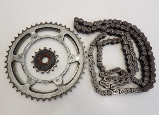 Ketting en tandwielset Honda TRANSALP