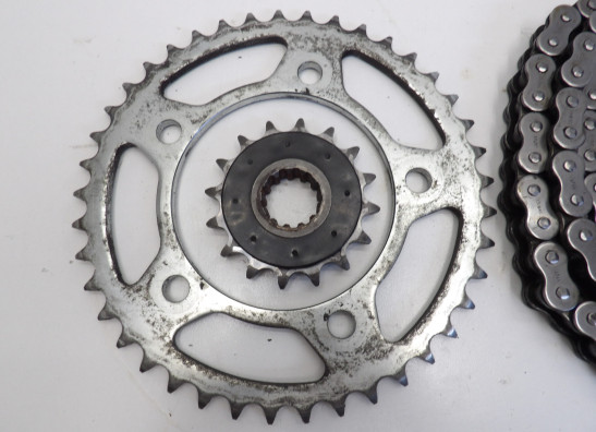 Ketting en tandwielset Honda CBF 1000