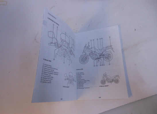 Instructieboekje Suzuki DL 650 V STROM
