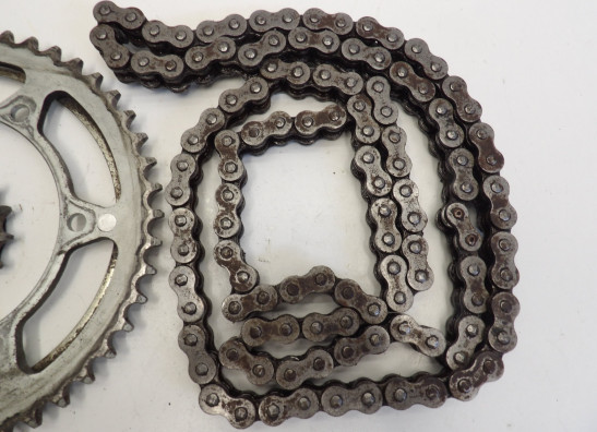 Ketting en tandwielset Honda TRANSALP