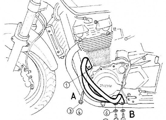 Valbeugel Suzuki GSX 1400