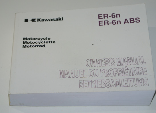 Instructieboekje Kawasaki ER 6