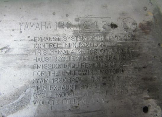 Muffler Yamaha MT 09