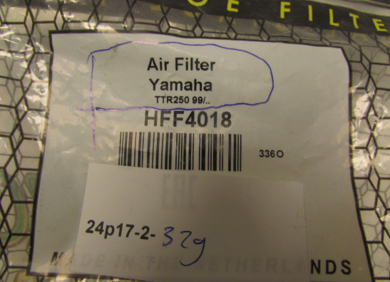 Luchtfilter Yamaha Overige Yamaha