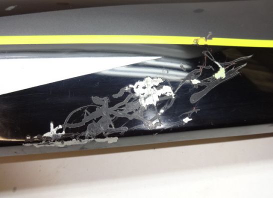 Linker achterkant Honda NSR 400