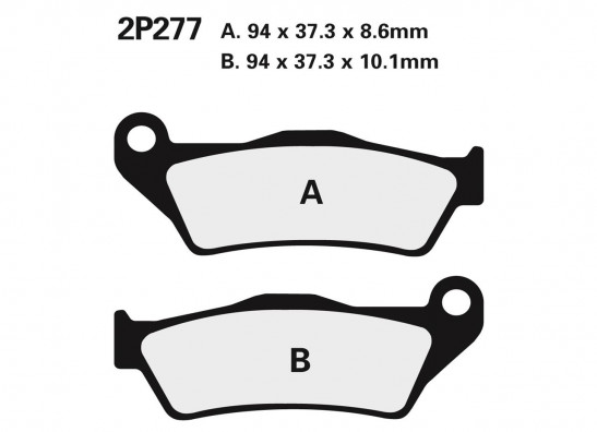 Bremsbeläge hinten BMW R 1200 GS