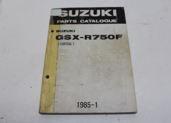 Onderdelenboek Suzuki GSX R 750 Limited Edition 