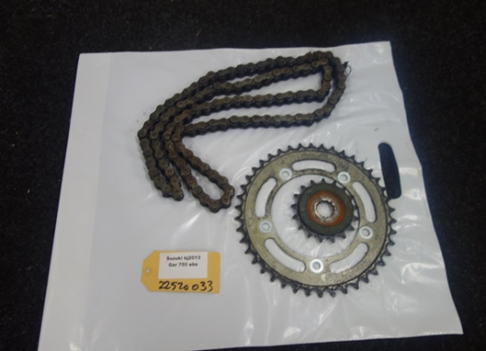 Ketting en tandwielset Suzuki GSR 750