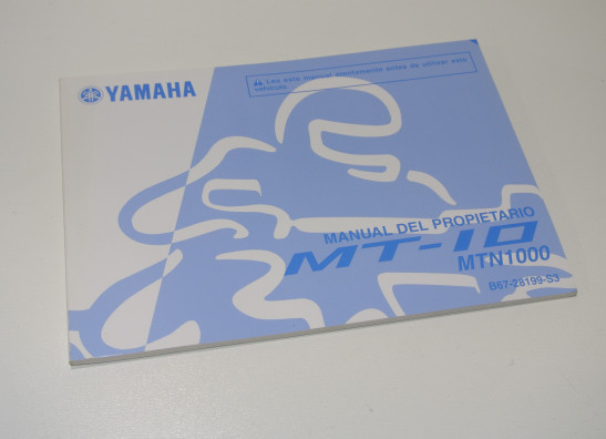 Manuel Yamaha MT 10