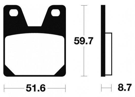 Bremsbeläge hinten Yamaha YZF R1