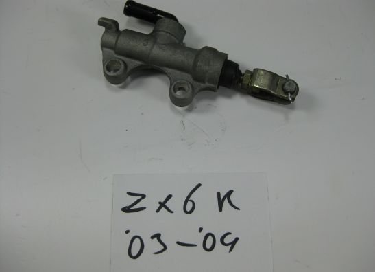 Rempomp achter Kawasaki ZX 6 R