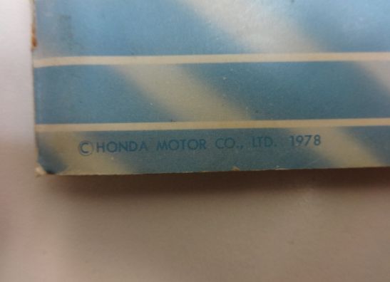 Instructieboekje Honda CB 650