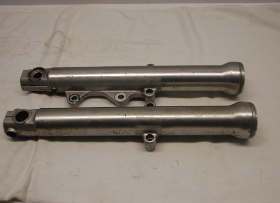 Fork pipe outside Harley Davidson Dyna