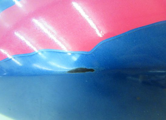 Linker achterkant Yamaha YZF 750